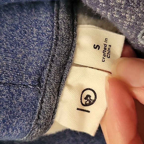 Comfy TenTree Blue Hoodie made of Organic Cotton Blend - size Small - Picture 10 of 12